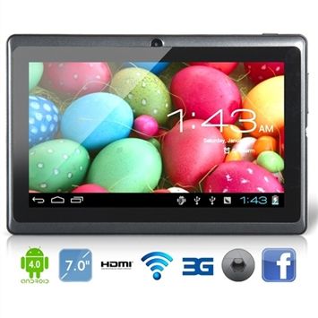 Tablet PC Q78 7" Android 4.0, A13, 1.2GHz 3G, 4GB, 2 Câmeras